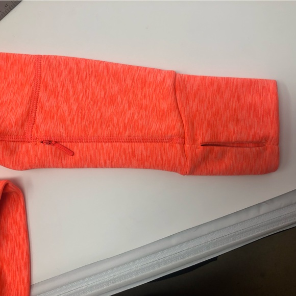 Athleta Athletic Zip Up Jacket Orange Size Medium - Picture 4 of 11